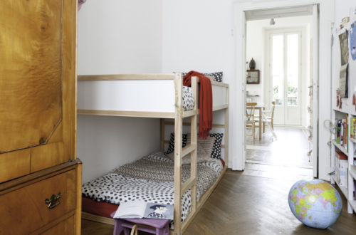 Camera da letto dei bambini, architettura per bambini, appartamento a misura di bimbo